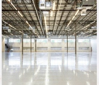 Industrial warehouse interior