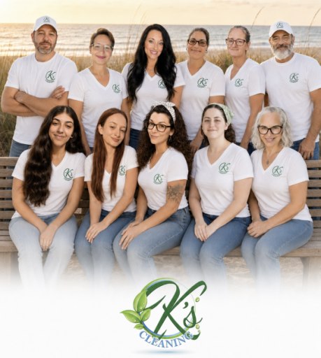 K's Cleaning team group portrait